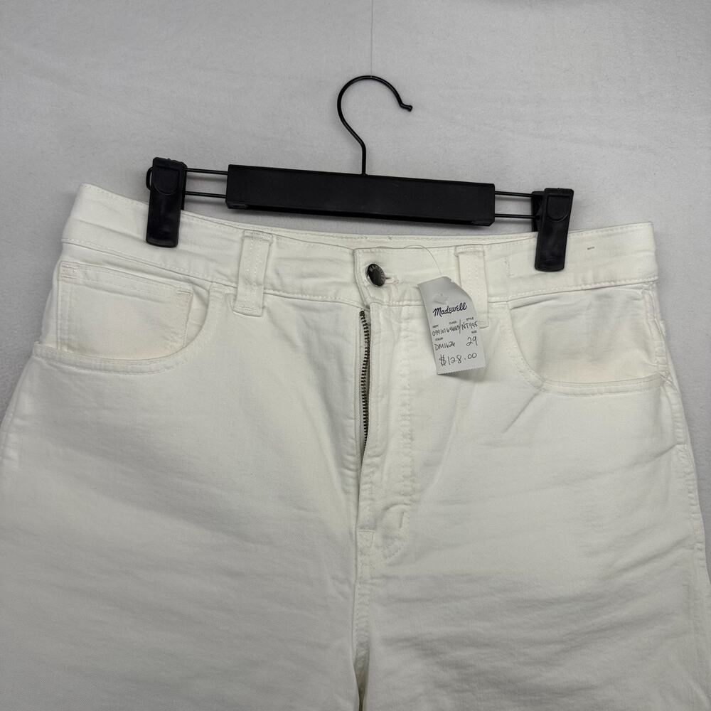 Madewell Jeans Women's 29 White The Perfect Vintage Wide Leg Denim Cotton NEW - Picture 3 of 11
